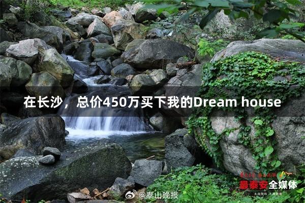 在长沙,总价450万买下我的Dream house