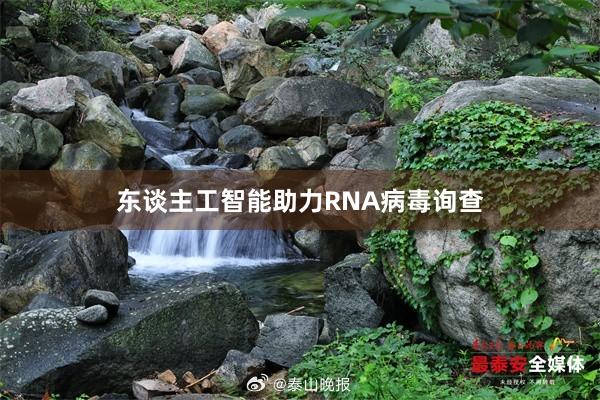 东谈主工智能助力RNA病毒询查