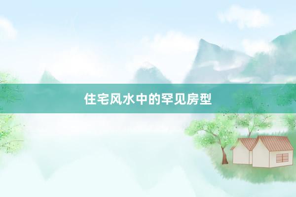 住宅风水中的罕见房型